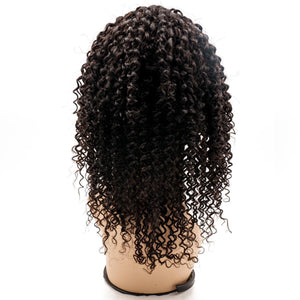 Curly Mono Lace Front PU Medical Wig